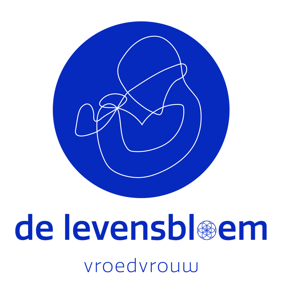 logo ontwerp vroedvrouw de levensbloem